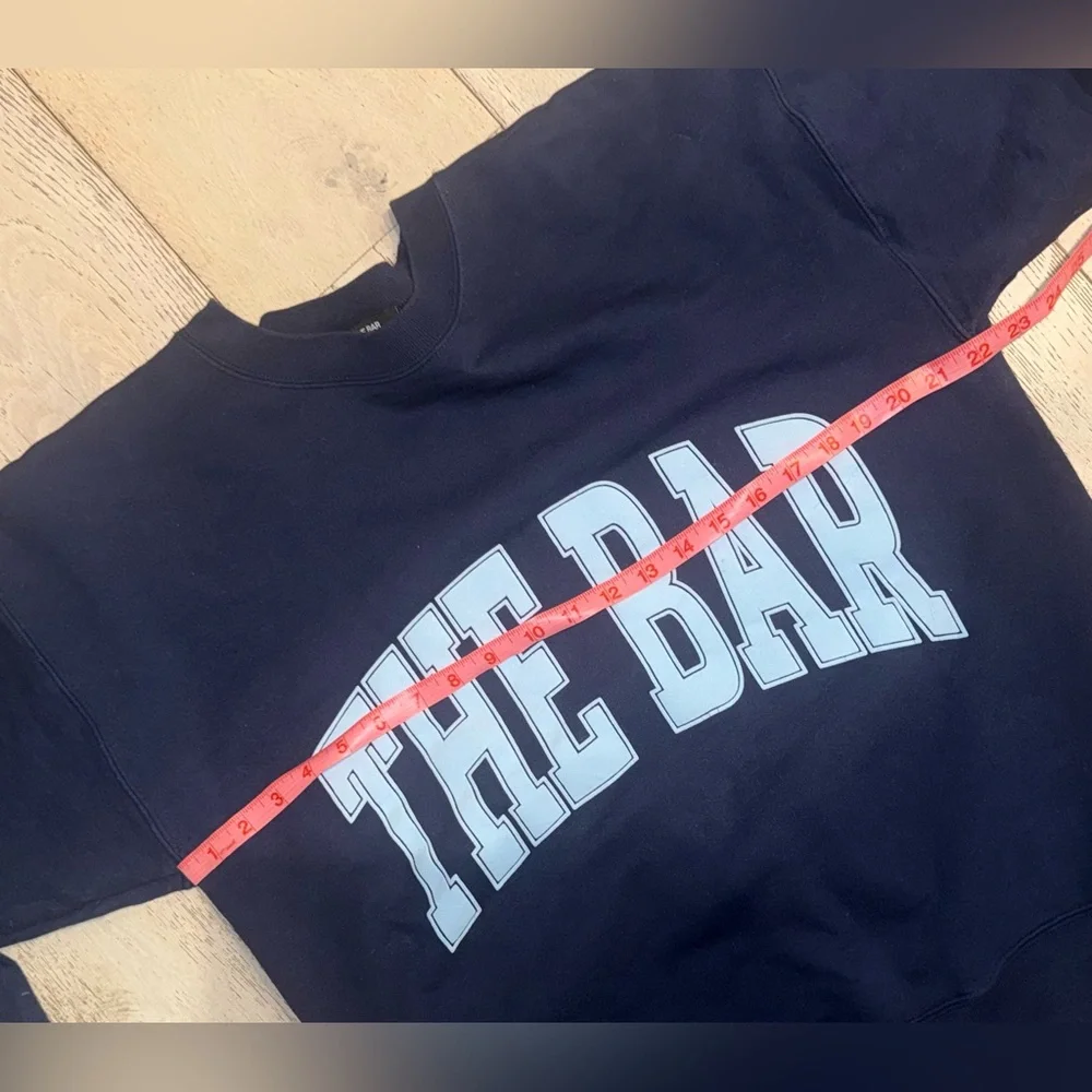 Pristine like new SOLD OUT! The Bar Varsity Sweatshirt Size: medium - Picture 15 of 16